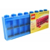 Lego – 106 – Accessoire Jeu de Construction – Vitrine Figurines 16 Cases – Bleu – Décoration