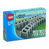 Lego – City – jeu de construction –  Rails droits et courbes