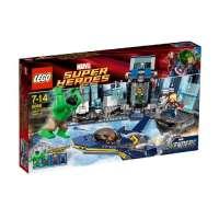 Lego Super Heroes – 6868 – Jeu de Construction – L’Évasion en Héliporteur de Hulk