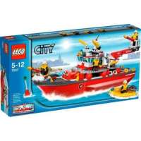 Lego – 7207 – Jeu de Construction – Lego City – Le Bateau des Pompiers