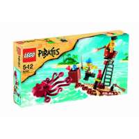 Lego – 6240 – Jeu de construction – Pirates – Le radeau des pirates et la pieuvre
