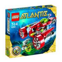 Lego – 8060 – Jeu de Construction – Lego Atlantis – Le Sous-marin Turbo
