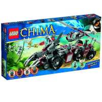 Lego Legends of Chima – Playthèmes – 70009 – Jeu de Construction – Le Char de Combat Loup