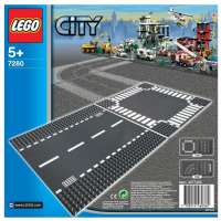 Lego – City – jeu de construction –  Routes droites et Carrefour